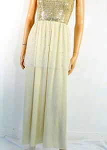 Sparkling Sequin Strapless Gown