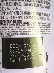 L’oreal Paris Hyaluron 72H moisture shampoo