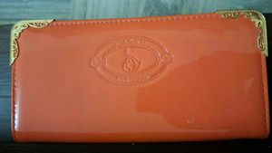 Chic Orange & White Wallet