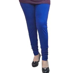 Cotton Leggings V cut with Mayani, colour Navy Blu
