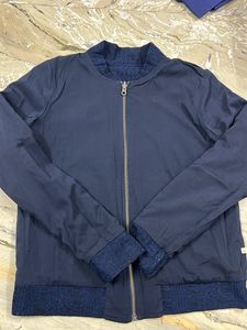 Benetton Blue Zip-Up Jacket