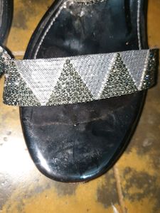 PRICE DROP BLACKISH SILVER HIGH HEELS