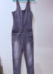 Not your basic dungaree -Ash grey denim