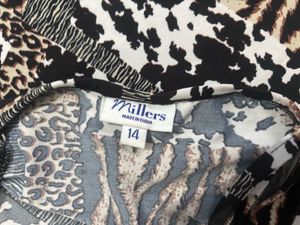 Patchwork Animal Print Cami Top