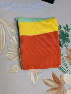 Rainbow Striped Cropped Knit Top 🌈