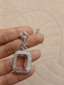 Pink Gemstone Earrings