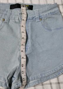 Light Wash Denim Shorts