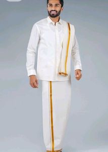 New Cotton Dhotis for festive outfit at low price