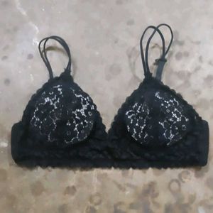 Anko Black Lace Bra