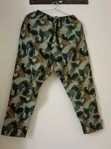 Unique Abstract Print Button-Down Shirt