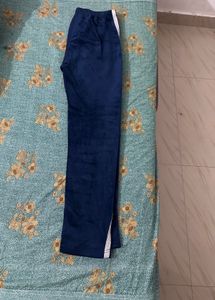 Blue Velvet Track Pants