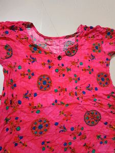 Pink Floral Top