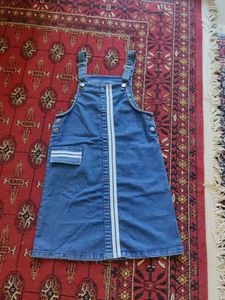 Denim Pinafore Dress
