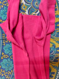 Pink Three Quarter Sleeve Top