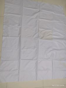 Pure White Popline Cotton Material 2mtr