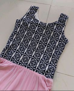 Flared Pink Frock For Pretty Girls 🩷💃