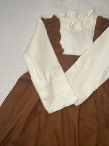 Cute Brown Jumper Dress