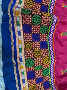 Vibrant Embroidered chaniya choli Lehenga Skirt
