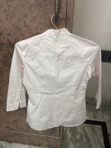Women's Light Pink Collared Shirt