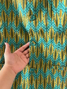 Sea green Nehru jacket, perfect for any occasion