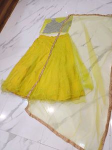 Stunning Yellow Lehenga Choli