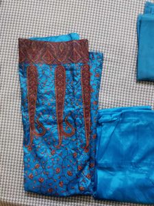Selling Silk Salwar Kameez Chunni Set In ₹1000