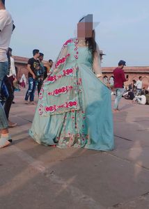 Gown With Dupatta Partywear