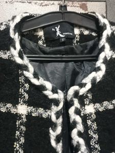 Classic Tweed Jacket - Black &amp; White