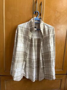 Plaid Button-Up Shirt