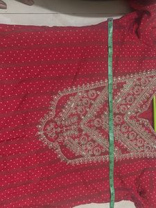 Neeru’s Red L 🔥 kurta With Pallazo And dupatta