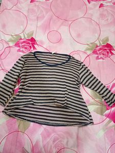 Striped Long Sleeve Top