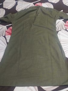 Men's Olive Green Kurta set