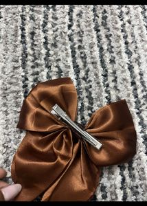 Satin Bow Hair Clip