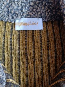 Unique Striped Textured Cardigan