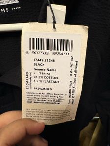 Cottonworld Black Textured Polo Shirt