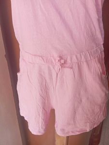Pink Romper Jumpsuit