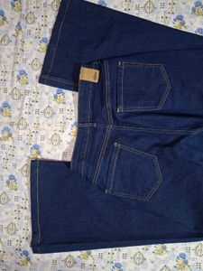 Dark Wash Wide Leg Denim Jeans