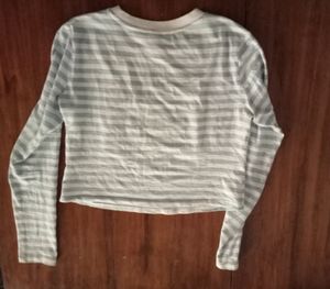 H&amp;M Ribbed Fitted Top