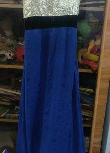 Sparkling Sequins and Royal Blue Gown
