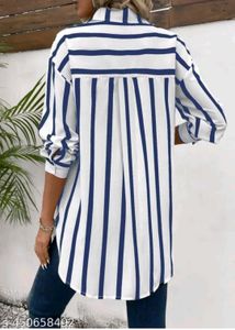 Striped Button-Up Shirt