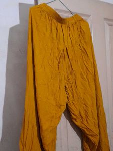 Yellow Kurta with Tassels