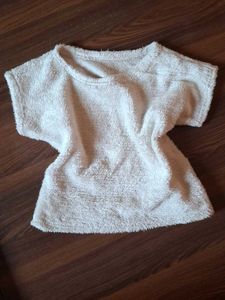 White Furr Top
