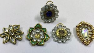 5 Charms bridal korean new styles modern Rhineston
