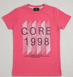 Pink "CORE 1998" Graphic T-Shirt