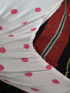 Floral &amp; Polka Dot print bedcover