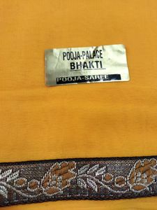 Yello With Lace Saree