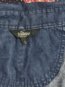 Denim Button-Up Shirt