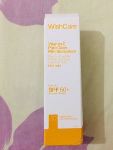 WishCare Vitamin C Pure Glow Milk Sunscreen