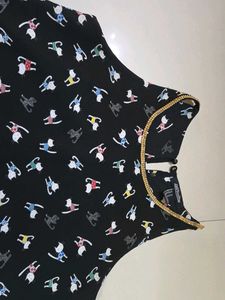 Cute Cat Print Tank Top