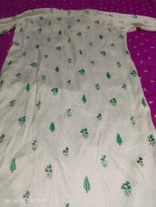 Embroidered Kurta with Mirror Work